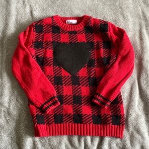 Girls Epic Threads Black Heart Sweater